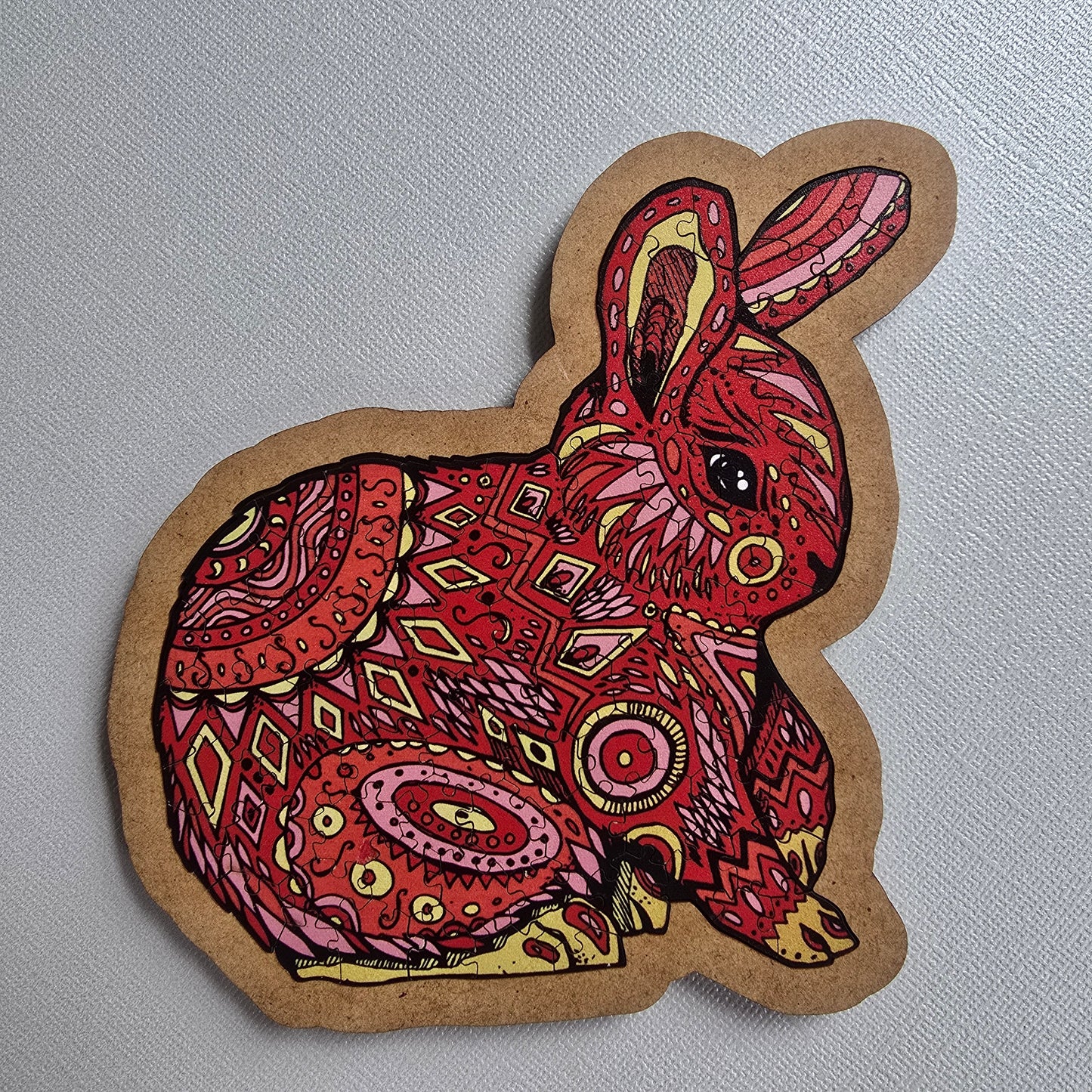 Puzzle Rabbit red