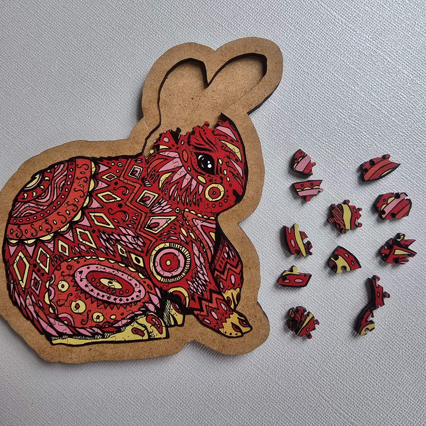 Puzzle Rabbit red