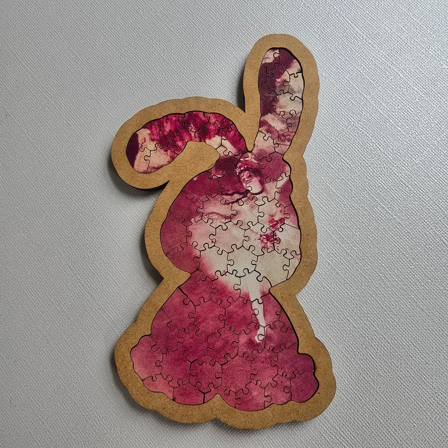 Puzzle Rabbit pink